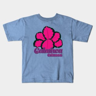 Calathea Crimson Kids T-Shirt